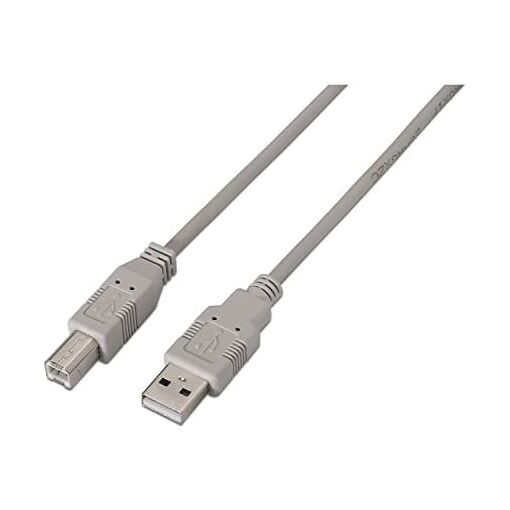 Cable USB AISENS A101-0003 (A a B), Beige