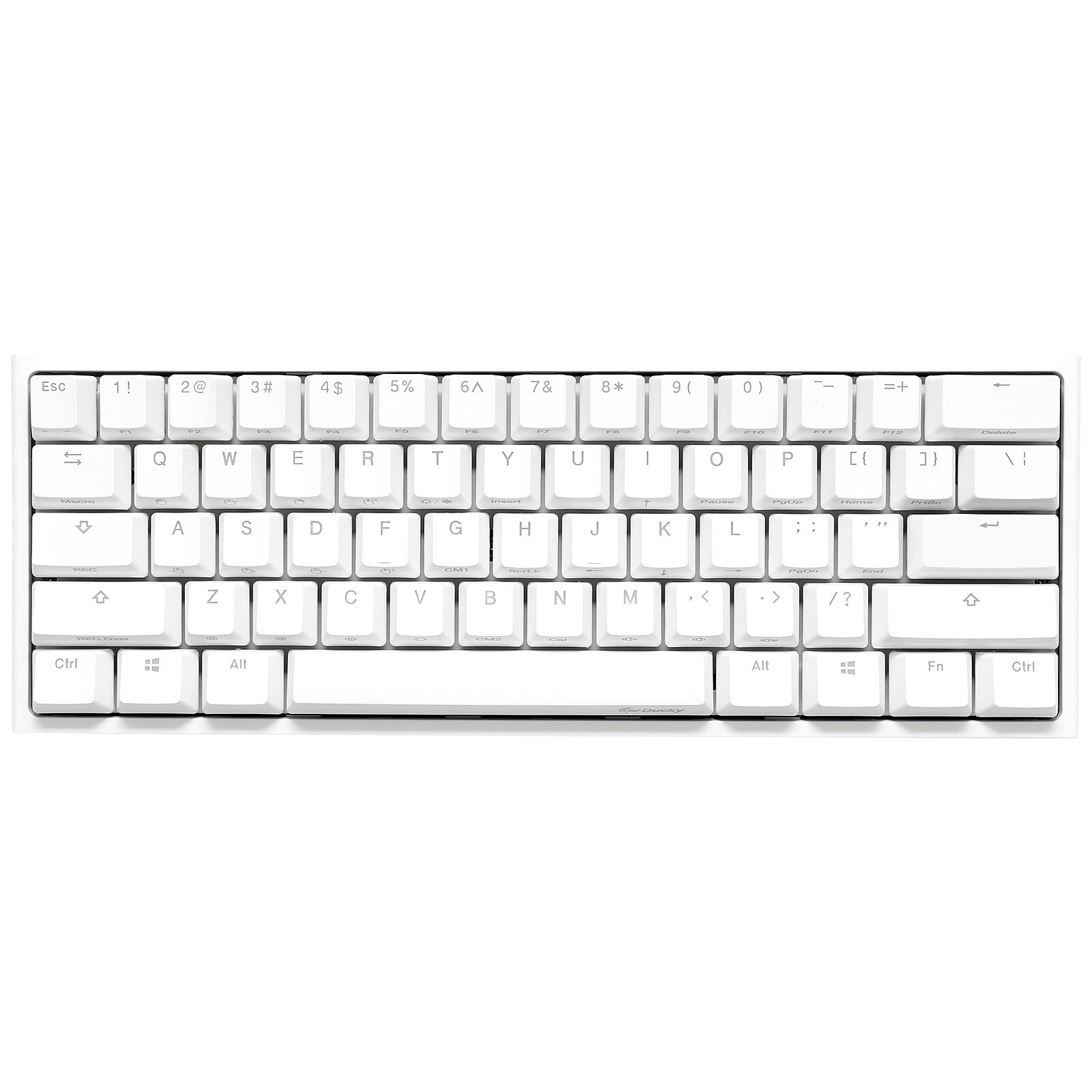Ducky Channel One 2 Mini RGB Blanco (Cherry MX RGB Azul)