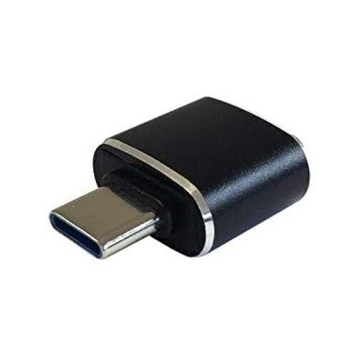Adaptateur AISENS USB-C vers Mini USB 3.1 Gen2 3A, Noir