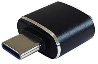 AISENS USB-C to Mini USB 3.1 Gen2 3A Adapter, Black