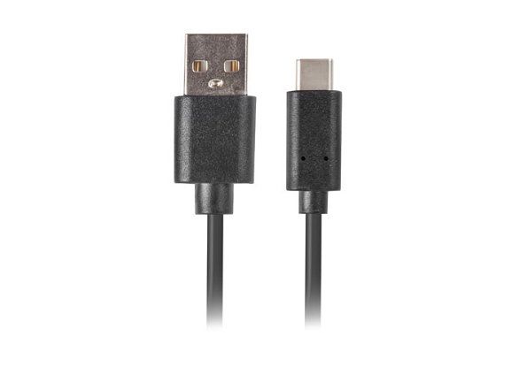 Lanberg USB 2.0 to USB-C Cable, 0.5m, Black