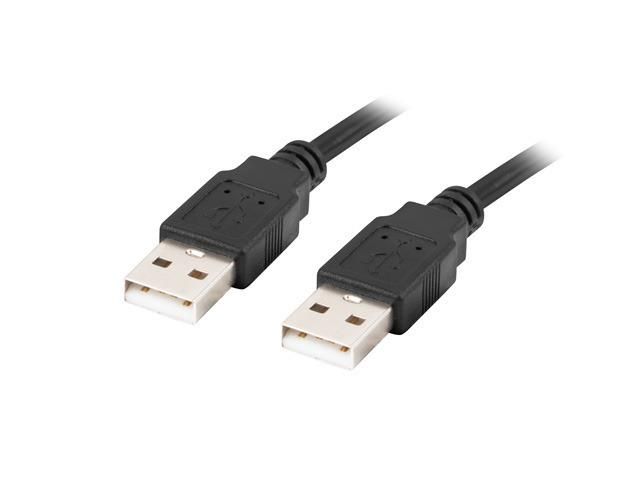 Lanberg 1m USB 2.0 Cable, Black