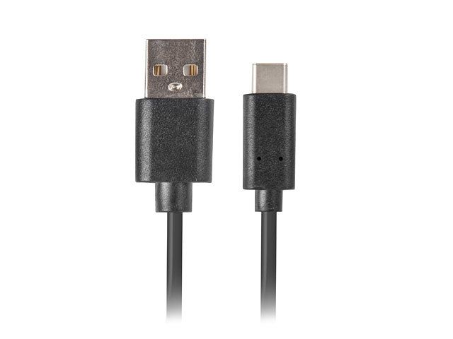 Lanberg USB 2.0 to USB-C 3.0 Cable, 1m, Black