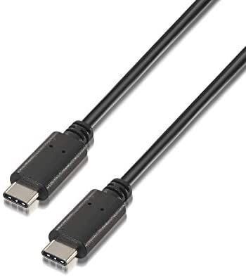 AISENS USB-C to USB-C Cable 2.0A, Black, 2m