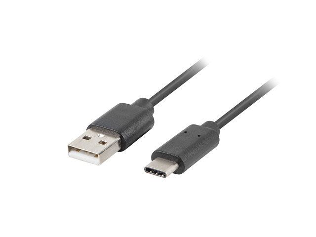 Câble Lanberg USB 3.1 vers USB-C, 1 mètre, Noir