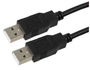 Gembird 2.0 USB Cable (6ft, USB A to USB A, Black)