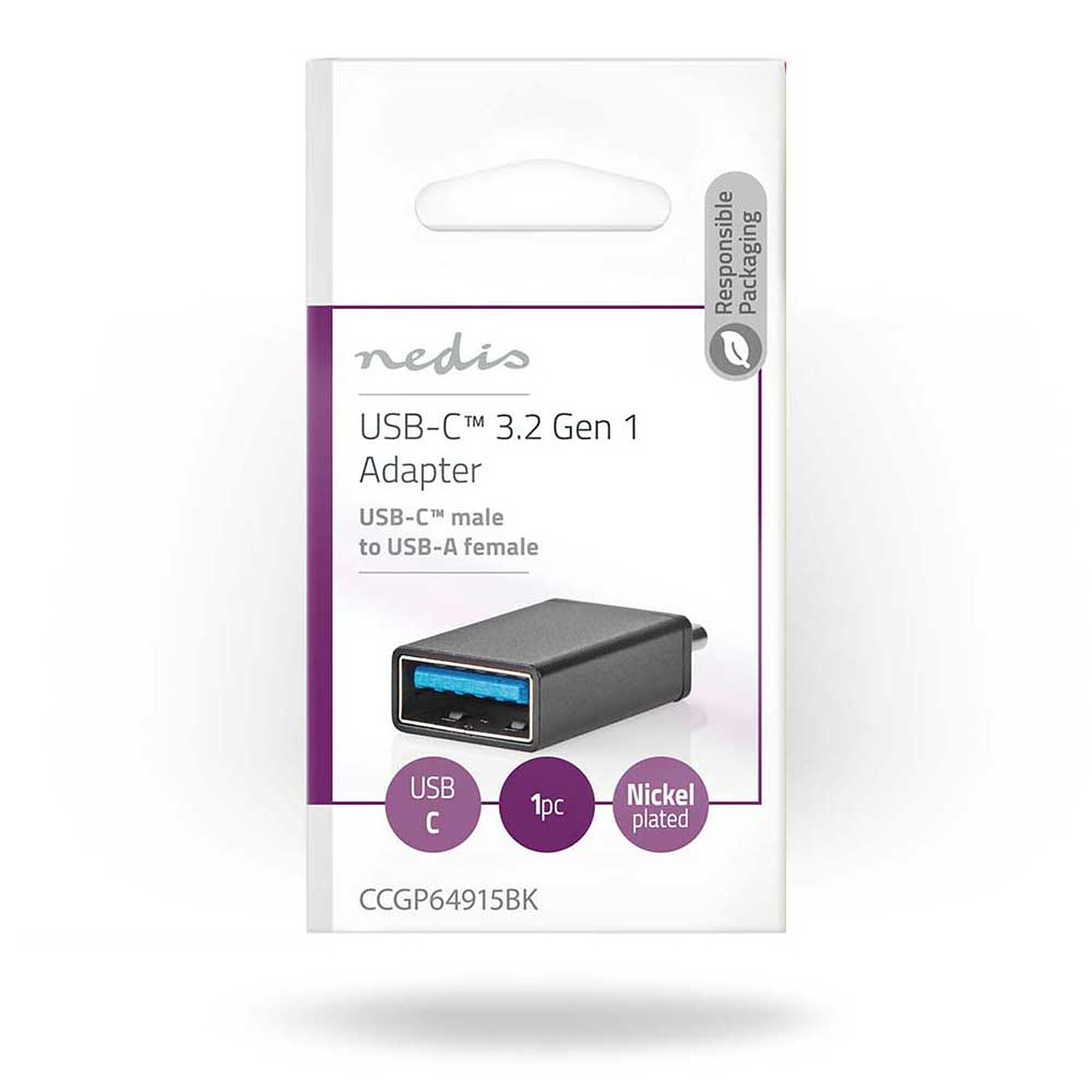 Nedis USB 3.0 USB-C to USB-A Adapter