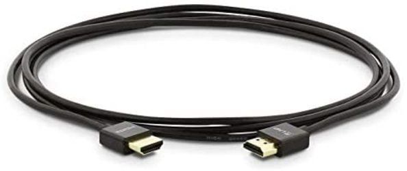 LMP 16638 - HDMI Cable (m to m) - 4K 60Hz, Super Fine, 2 Meter Length, Black