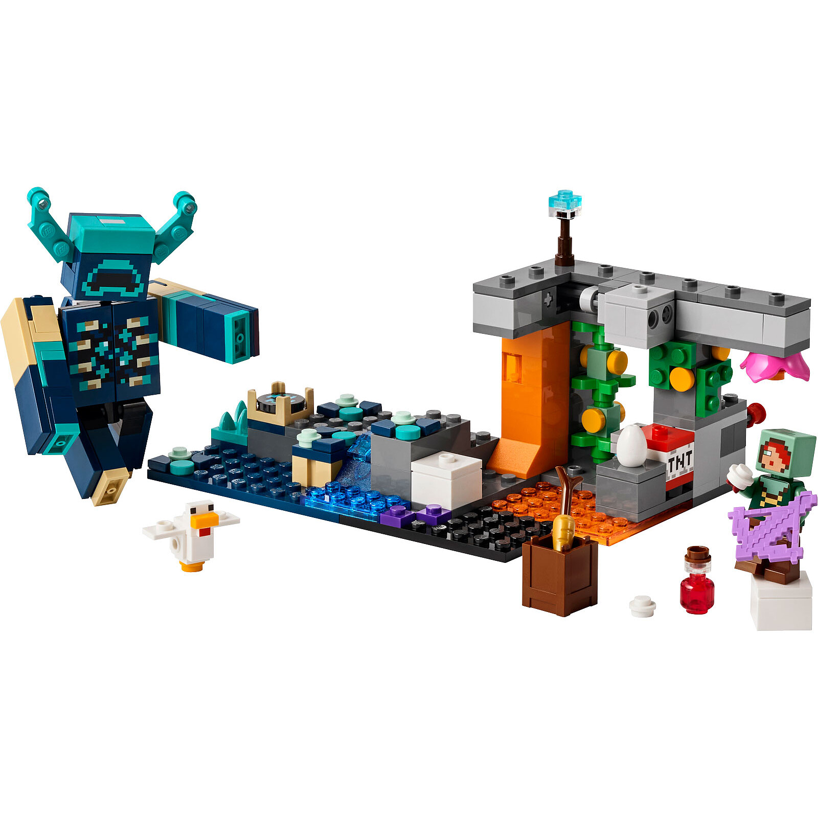 LEGO Minecraft 21274 Encounter With The Warden