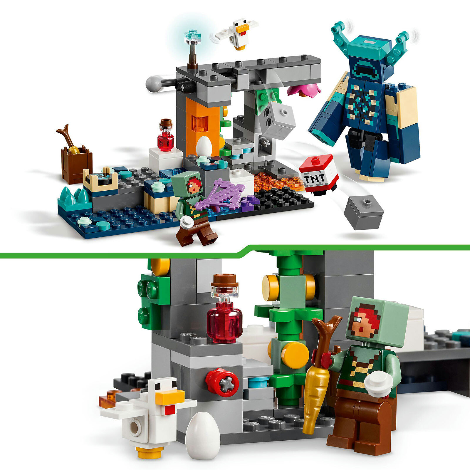 LEGO Minecraft 21274 Encounter With The Warden