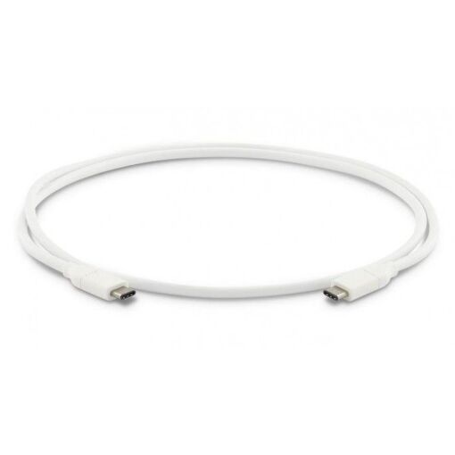 Cable USB-C a USB-C Lmp, Generación 2 (10G), 20V 5A/100W, Modo Alternativo DP, Certificado USB SI, 1m, Blanco