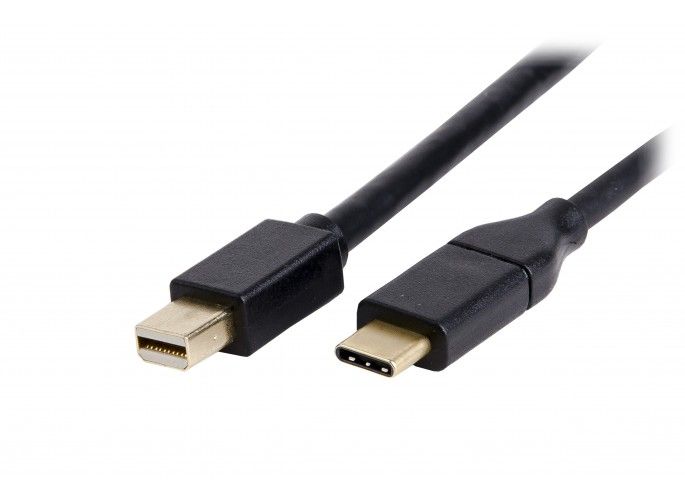 LMP 17089 USB C to Mini DisplayPort Cable and Adapter, Black