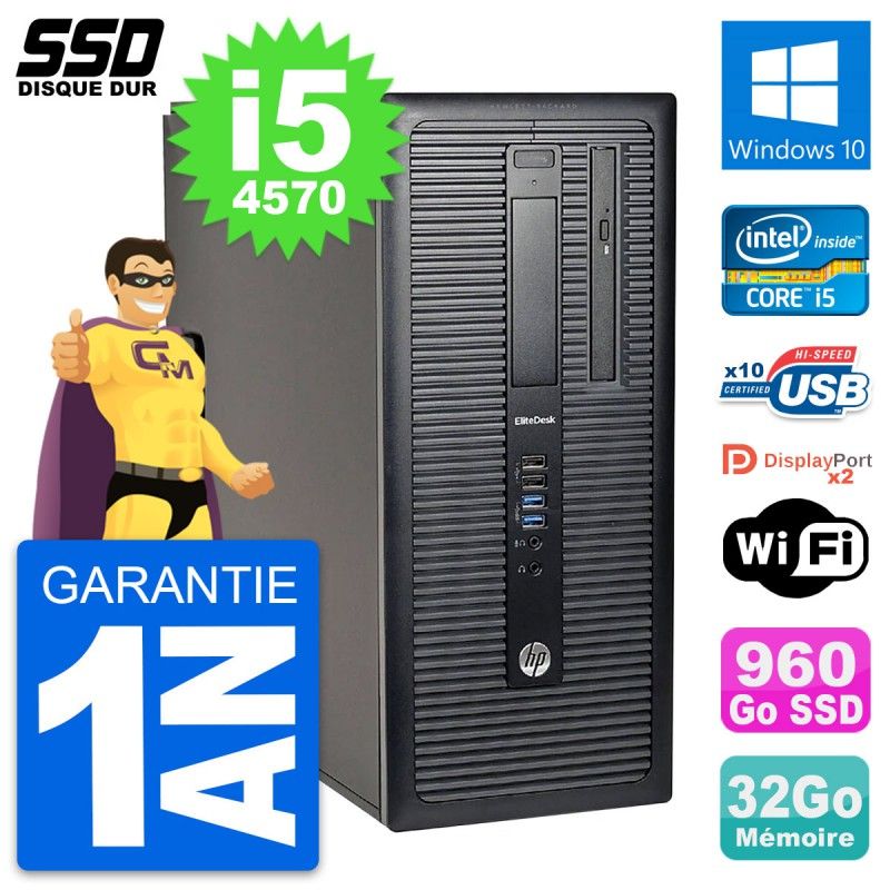 HP EliteDesk 800 G1 Desktop Computer