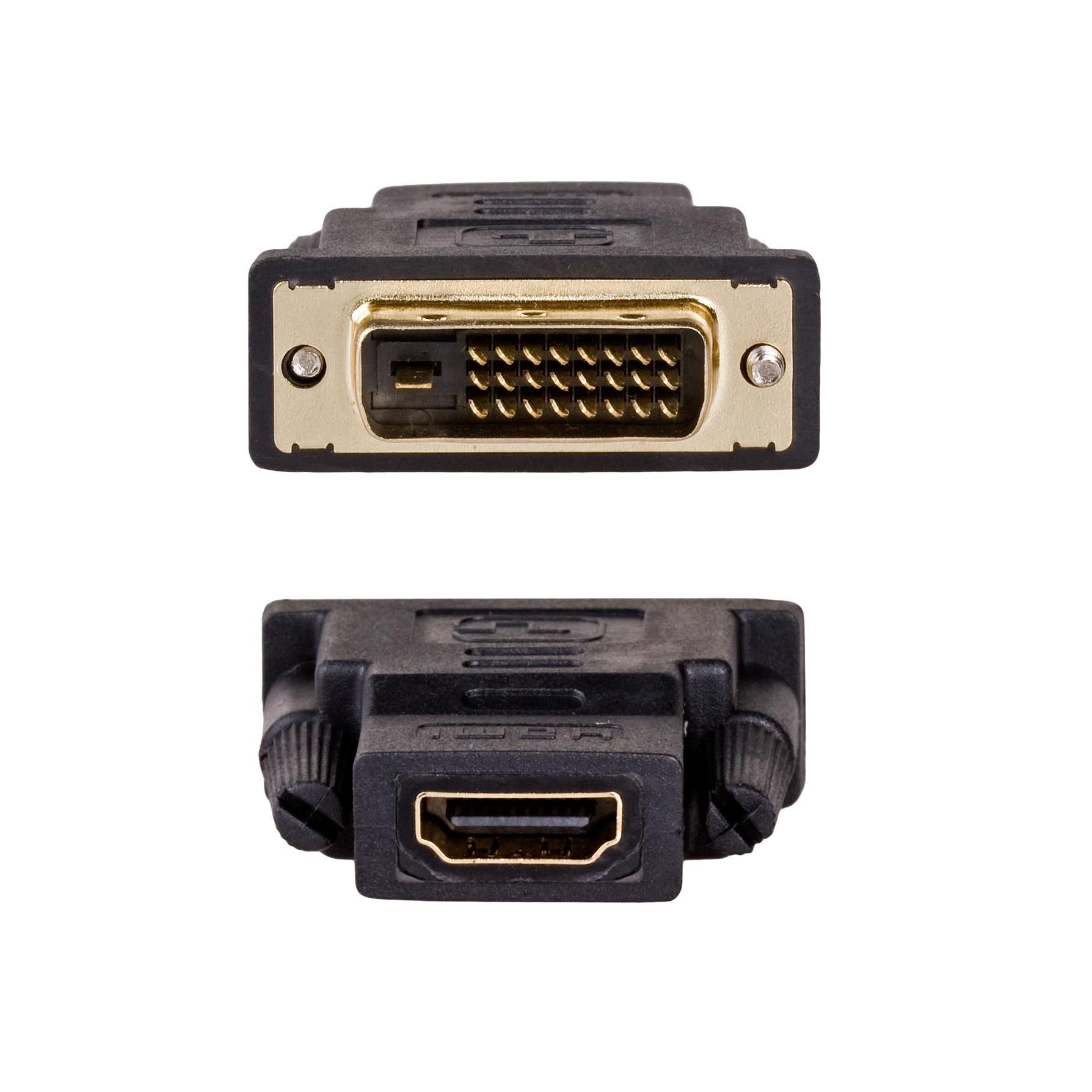 Akyga HDMI to DVI Adapter (24+5, Dual Link Female to Male)