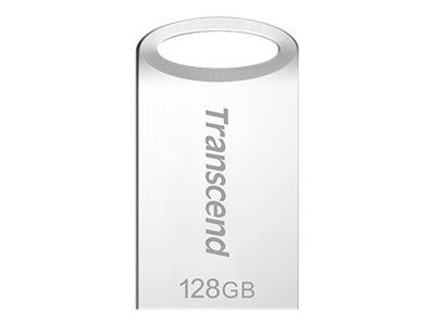Transcend JetFlash 710 - USB Flash Drive - 128GB - USB 3.1 Gen 1 - Silver