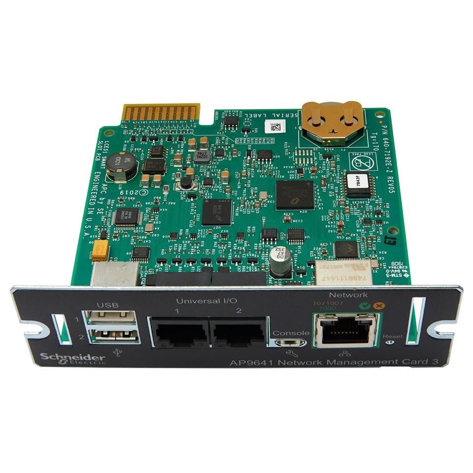 APC Network Management Card 3 with PowerChute Network Shutdown and Environmental Monitoring - Remote Supervision Card - 1GbE - 1000Base-T
