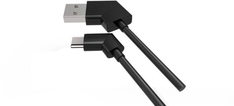 Câble WE USB-C vers USB-A 1M Noir