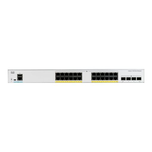 Commutateur Cisco Catalyst 1000 - Commutateur géré de 24 ports avec 4 ports d'interface 10 Go SFP+
