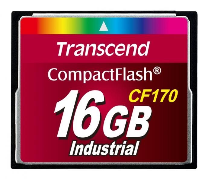 Carte mémoire CompactFlash Transcend 16 Go 170x Industrielle