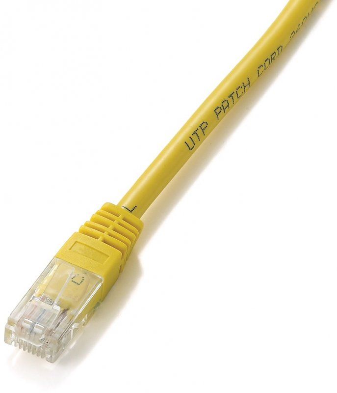 Equip Network Cable (5m, Cat5e, U/UTP (UTP), RJ-45, Yellow)
