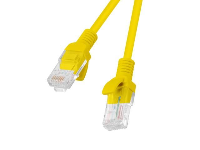 LANBERG Cat.5E UTP Network Cable, 1.5m Yellow