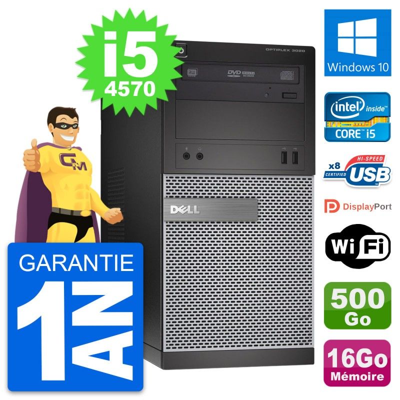Ordinateur de bureau Dell OptiPlex 3020