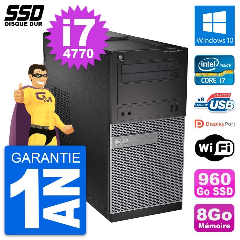 Ordinateur de bureau Dell OptiPlex 3020