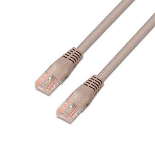 Aisens A135-0234 - RJ45 Connector Cable (10m, 10/100/1000 Mbit/s, Switch/Router/Modem/Connection Panel/Access Point/Connection Fields) Grey