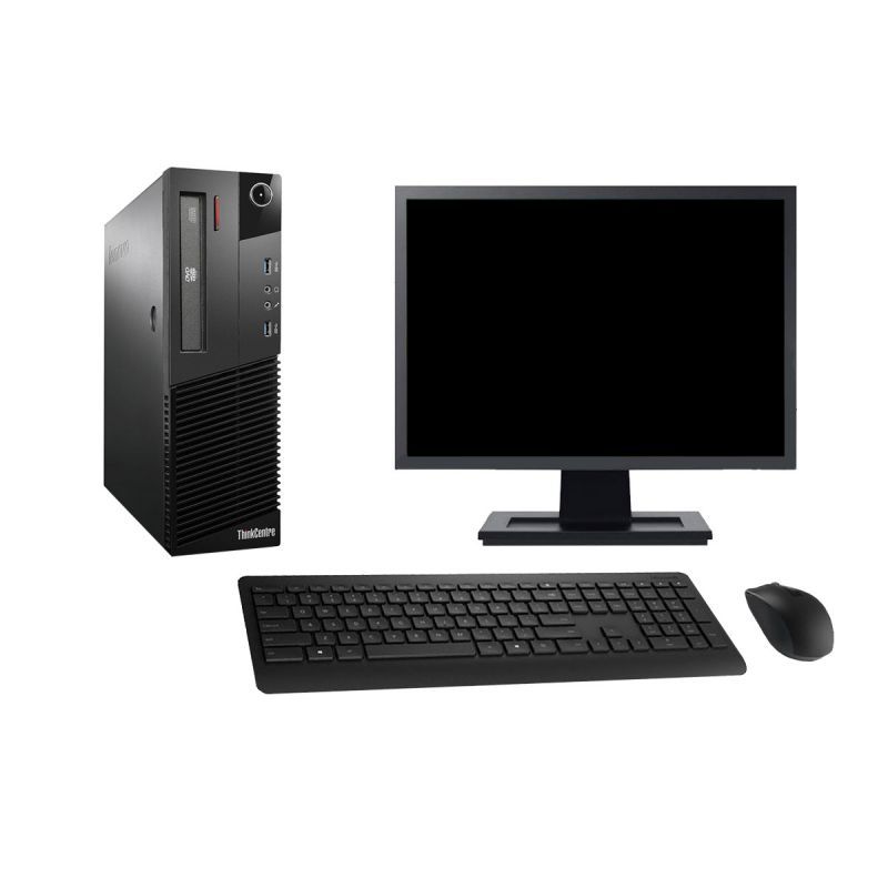 Lenovo M93p SFF Desktop Computer, 19" Screen, Intel i3-4130, 16GB RAM, 2TB Hard Drive, Windows 10, Wifi