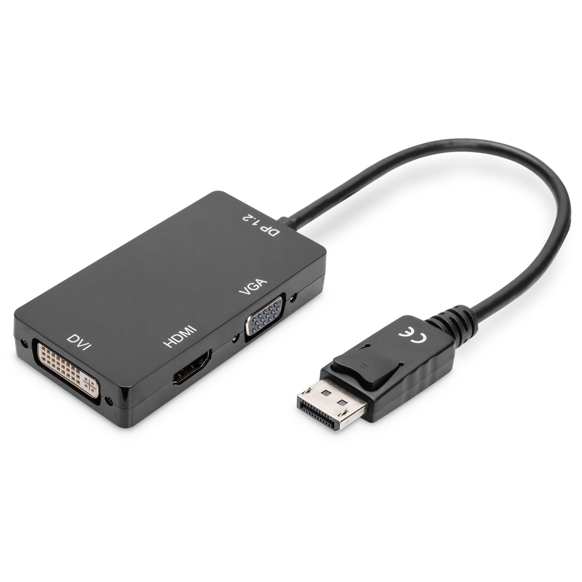 Digitus DisplayPort 3-in-1 Converter Cable