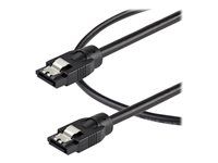 StarTech.com SATA Cable for Hard Drive - Round - 0.6m - SATA to SATA - Locked - 60cm - Black