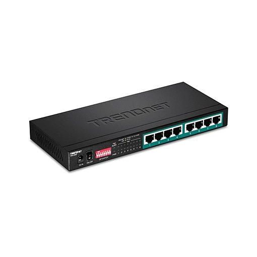 Conmutador de red Trendnet TPE-LG80, 8 puertos Gigabit Ethernet (PoE+)