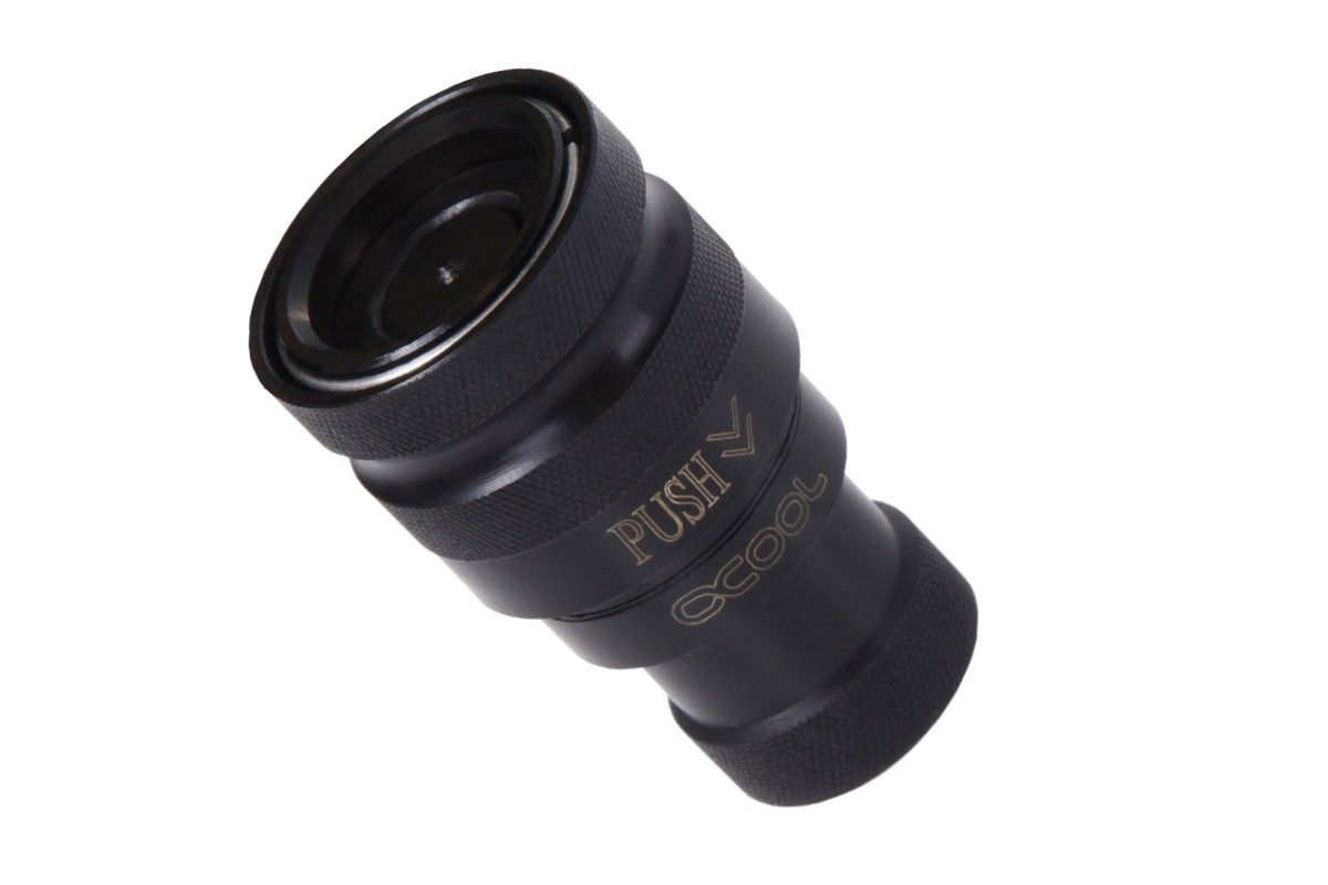Alphacool Eiszapfen Quick Connect Coupler G1/4 IG - Deep Black