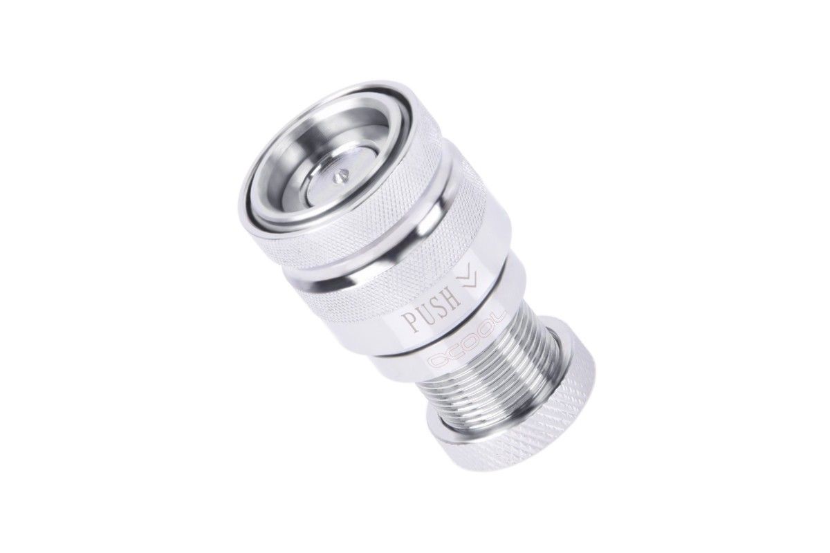 Alphacool Eiszapfen Quick Connect Coupler G1/4 - Chrome
