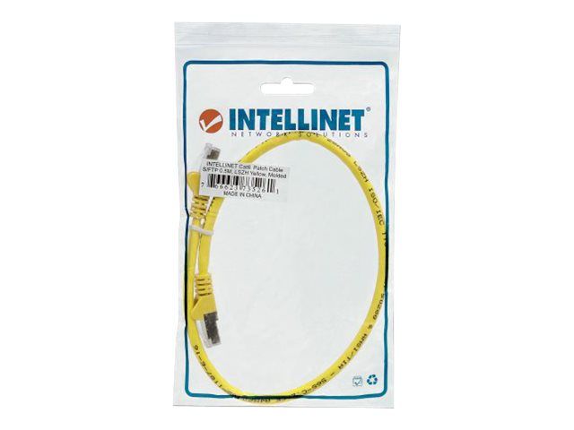 IC Intracom Cat6A Network Patch Cable, 5m, Yellow