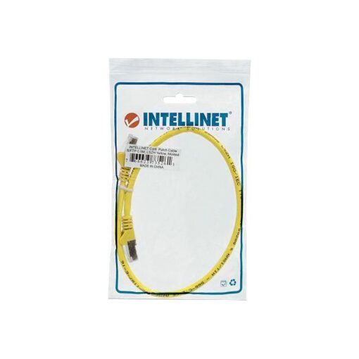 Cable de red Cat6A IC Intracom, 5 m, Amarillo
