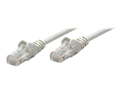 IC Intracom Network Patch Cable, Cat6A, 0.25m, Grey, Copper, S/FTP, LSOH/LSZH, PVC, RJ45, Gold Plated Contacts, Snagless, Booted, Lifetime Warranty