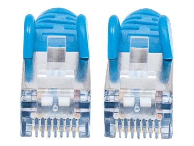 Cables de red IC Intracom Cat6A, 2 m, Azul, Desenredable
