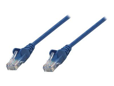 IC Intracom Network Patch Cable, Cat6A, 20m, Blue, Copper, S/FTP, LSOH/LSZH, PVC, RJ45, Gold Plated Contacts, Snagless, Booted