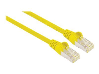 Câble de réseau IC Intracom, 2 mètres, jaune, Cat7/Cat6A