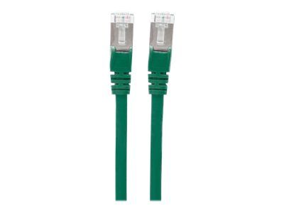 IC Intracom Network Patch Cable, Cat7/Cat6A, 7.5ft, Green, Copper, S/FTP, LSOH/LSZH, PVC, Gold-Plated RJ45, Snagless, Booted, Lifetime Warranty
