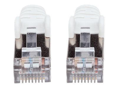 Câble réseau Intellinet, 2 mètres, Blanc, Cat7/Cat6A, Sans accroche