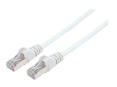 IC Intracom Network Patch Cable, Cat7/Cat6A, 3ft, White, Copper, Snagless, Lifetime Warranty