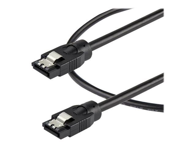StarTech.com SATA Cable - 30cm Round - Black