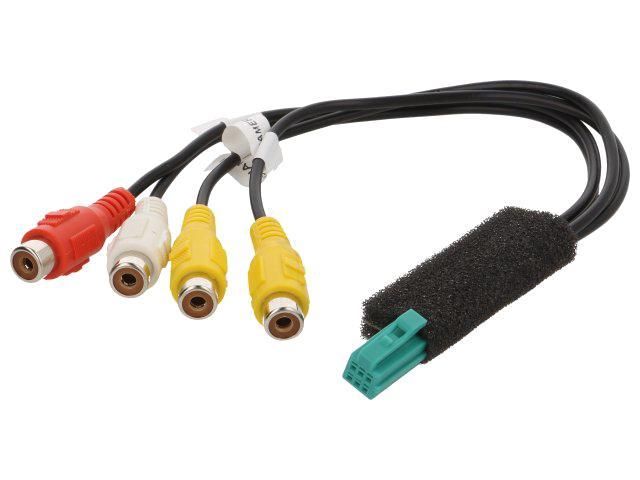Cable de conexión AUX ADNAuto para autorradio Clarion RCA