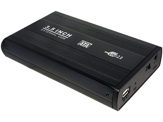 ADNAuto 3.5'' SATA External Hard Drive Case, Black