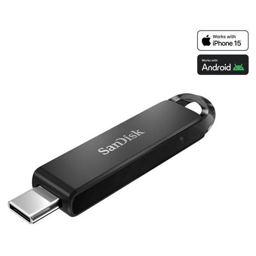 SanDisk Ultra USB Drive - 128GB - USB 3.1 Gen 1/USB-C