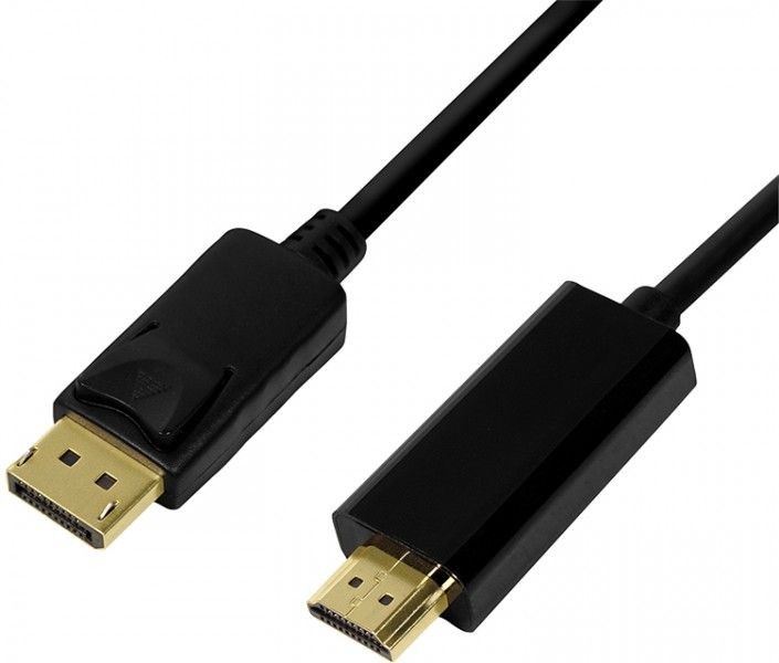 Câble de connexion LogiLink DisplayPort 1.2-HDMI 1.4, 1 m