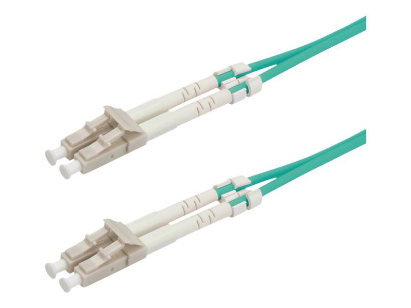 Secomp Network Cable - LC Multimode (M) to LC Multimode (M) - 15m - Optical Fiber - 50/125 Microns - OM3 - Halogen-Free - Turquoise