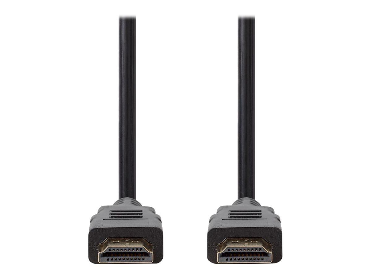 Nedis HDMI Cable with Ethernet - 1m, Black